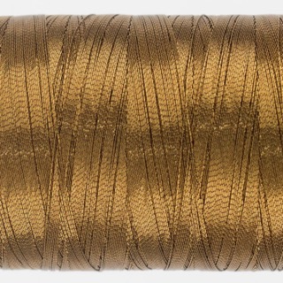[7723] Metallic Thread Soft Brown 150m