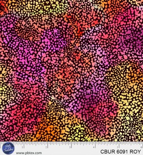 [CBUR6091ROY] Color Burst - Rainbow Dots Red/Orange/Yellow