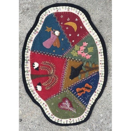 Meadow Daze Wool Applique Pattern