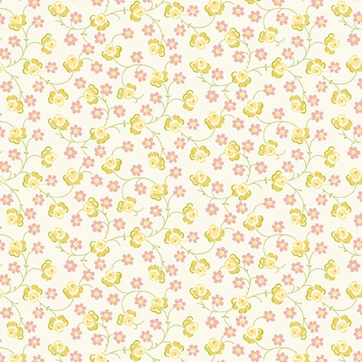 [A-404-Y] Welcome Spring - Rose Vine Yellow