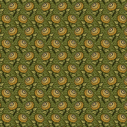 [A-655-G] Autumn Woods - Mums Green