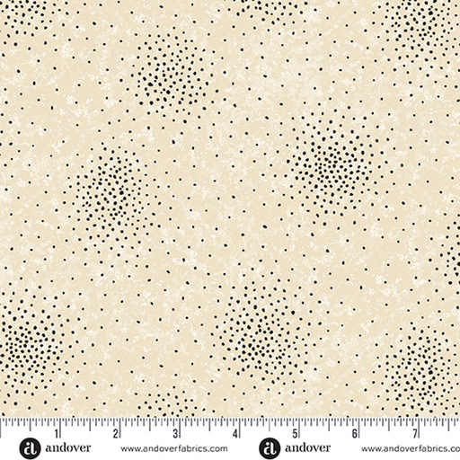 [A-903-L] Sunflower Meadow - Texture Dot White