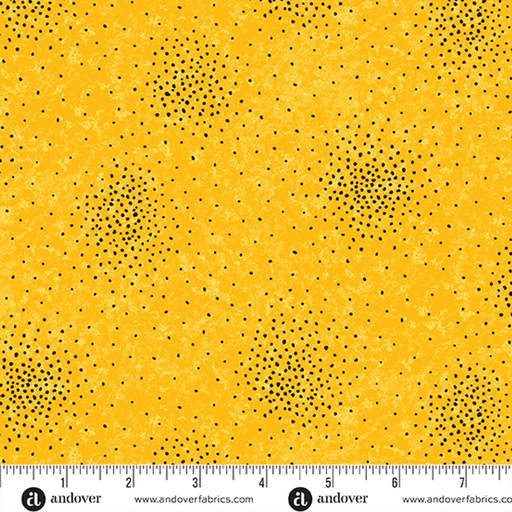 [A-903-Y] Sunflower Meadow - Texture Dot Yellow