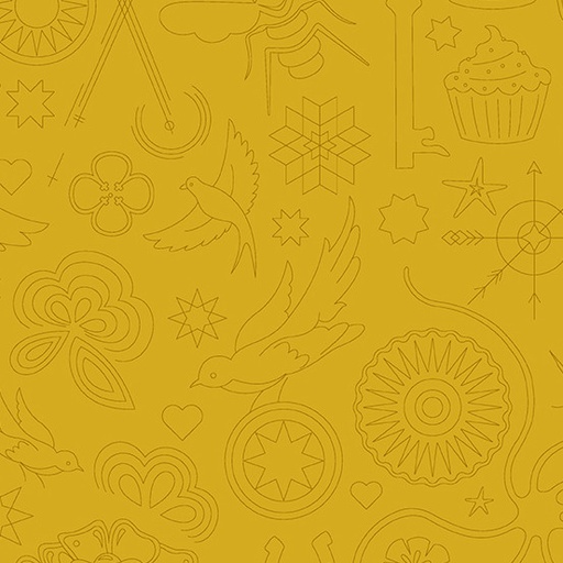 [A-9256-Y] Sun Print 2020 Embroidery Yarrow