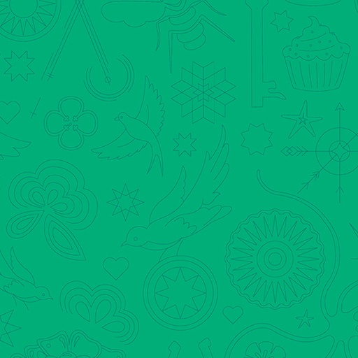 [A-9256-G] Sun Print 2020 Embroidery Turtle