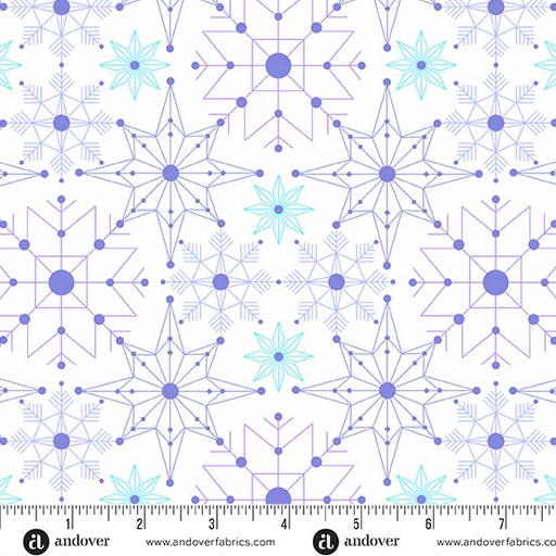 [CS-1113-L] Century Prints - Deco Frost Crystalize Avalanche