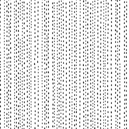 [CS-9673-L] Century Black on White Raindrops