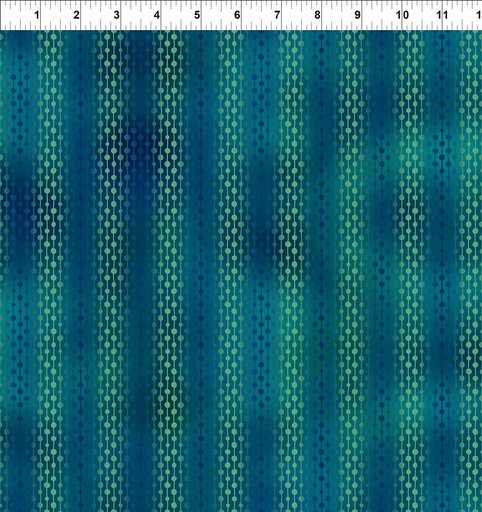 [10LL1] La Luna - Ombre Stripe Teal