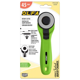 [RTY2CLGR] OLFA 45mm Quick-Change Rotary Cutter Lime