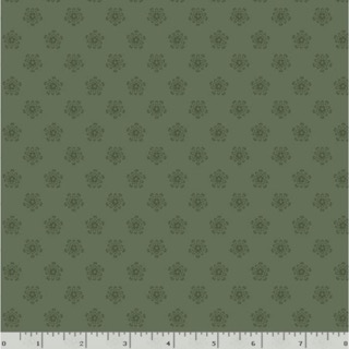 [R261469DGREEN] Cottage Lace Crochet Flower Green