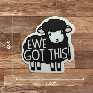 [MBQC4030] Ewe Got This! Sticker