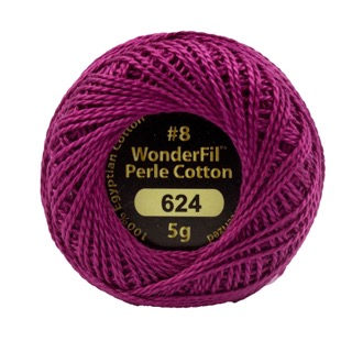 [EZ624] Eleganza 8wt 5-Gram Solid Perle Cotton Ball 42yd Glamour