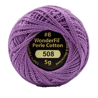 [EZ508] Eleganza 8wt 5-Gram Solid Perle Cotton Ball 42yd Magic Crystal