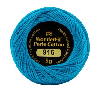 [EZ916] Eleganza 8wt 5-Gram Solid Perle Cotton Ball 42yd Calypso