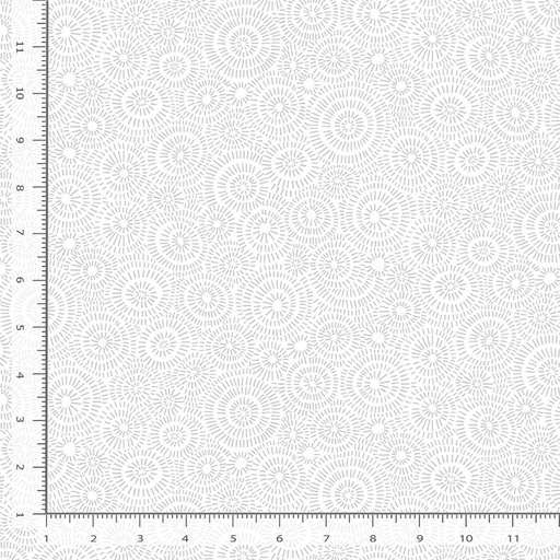 [HUE-C3114] Whiteout Basics Geo Lines Circle Shape