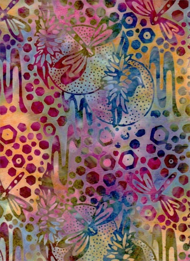 [4007] Batik Dragonflies Multi