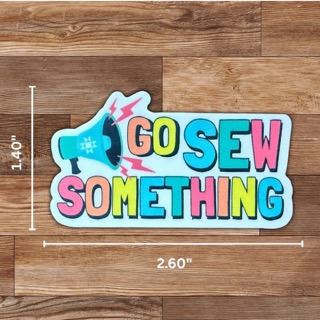 [MBQC4050] Go Sew Something Sticker