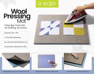 [TO-GE-0030] GEasy Wool Pressing Mat Large 18.5" x 23.5"
