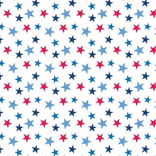 [15201-09] Celebrate the USA Celebration Stars White