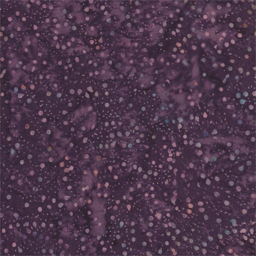 [5808] Batik Sun Catchers Deep Purple Dots