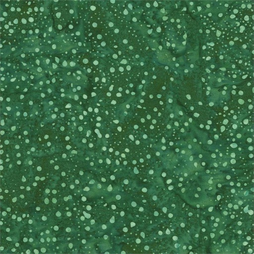 [5815] Batik Sun Catchers Deep Green Dots