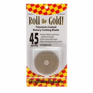 [AU2BLADE] 45mm Roll the Gold Titanium Rotary Blades