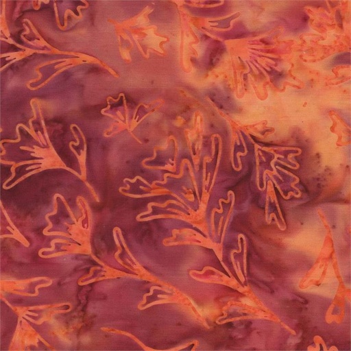 [6211] Wild for Wildflowers Batik Branch Red