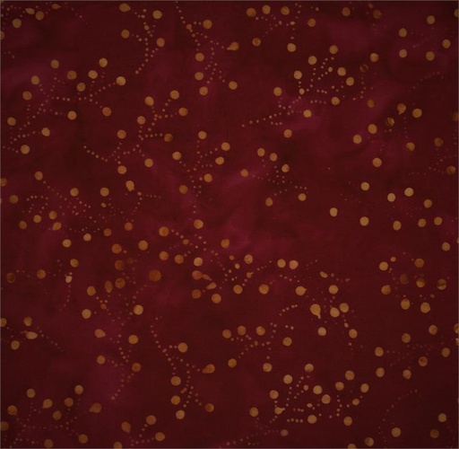 [0210] Wild for Wildflowers Batik Berry Branch Deep Red