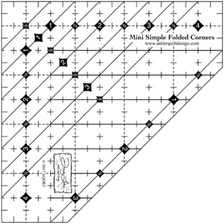 [AQDR2] Mini Simple Folded Corners Ruler