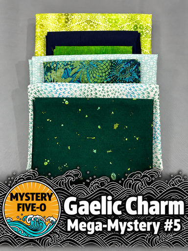 [M50-Gaelic Charm1] Gaelic Charm-Lucky Greens (84"x84")