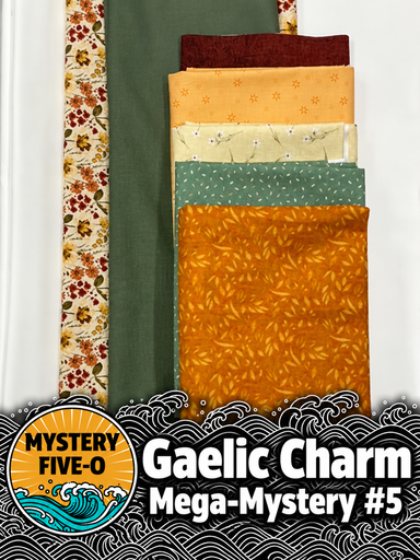 [M50-Gaelic Charm2] Gaelic Charm-Fall Blooms (84"x84")