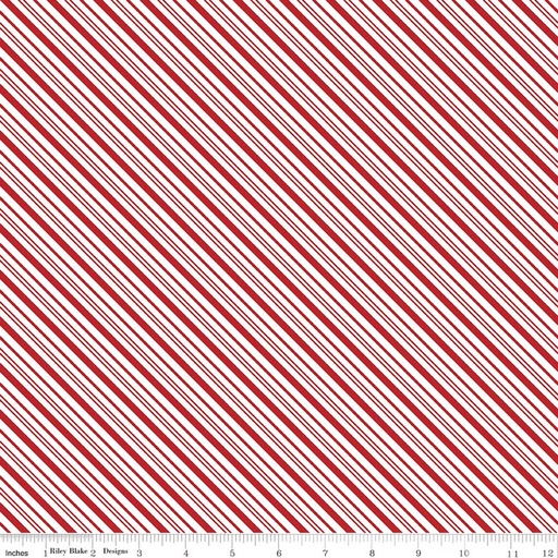 [C17995-RED] A Perfect Winter Stripes Red