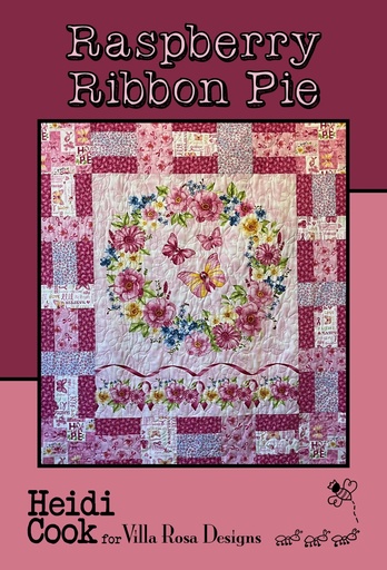 [VRRaspberryRibbon] Raspberry Ribbon Pie - Villa Rosa - Pattern