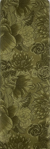 [BB-Floral-Mashup-7] Olive Large Floral from Japan