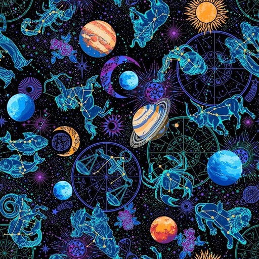 [DCX12815-BLAC-D] Constellation Dreams Celestial Harmony Black