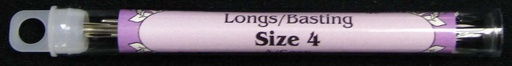[N-137] Foxglove Cottage Longs / Basting Needle Size 4 4ct