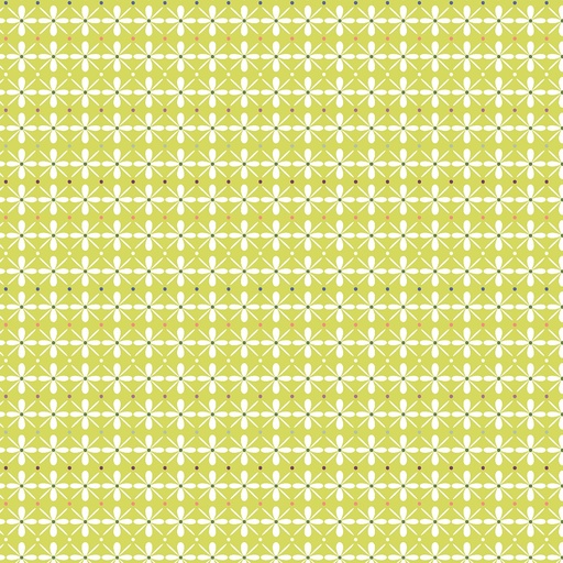 [R250232D-LIME] Lime Pretty Stitches - Marcus Fabrics