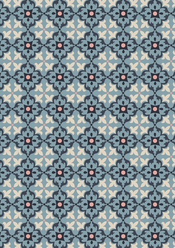 [A663.3] Mojolica Multi Tile Blue