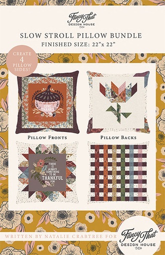 [FTD 207] SALE - Slow Stroll Pillow Bundle Pattern
