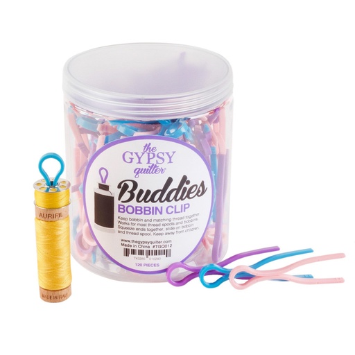 [TGQ012-Single] The Gypsy Quilter Bobbin Buddies Assorted Colors -Single