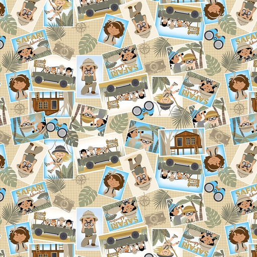 [12950B-70] SALE - Safari  Greetings Sand