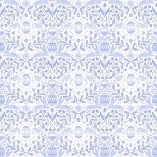 [ST-DCJ2057WHITE] White Easter Folk Art