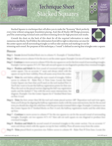 [DTEC13] Stacked Squares Technique Sheet-Studio 180