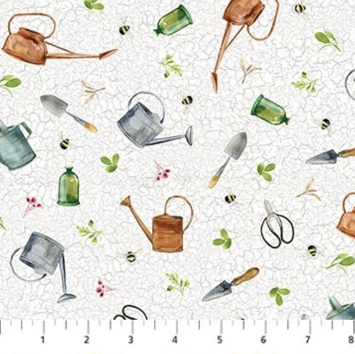 [25219-10] Plant With Love White Multi Watering Cans