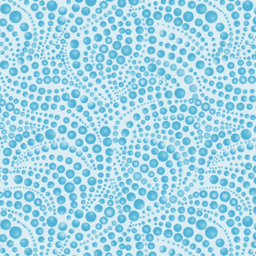 [04207-83] Beaded Swirls Tonal Medium Teal