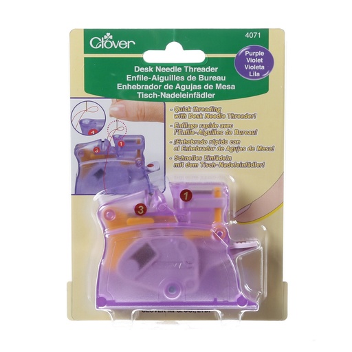 [4071CV] Brilliant Pastel Desktop Needle Threader Purple