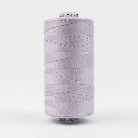 [KT1-614-Light Mauve] Konfetti Solid 50wt Cotton Thread 1000m Light Mauve