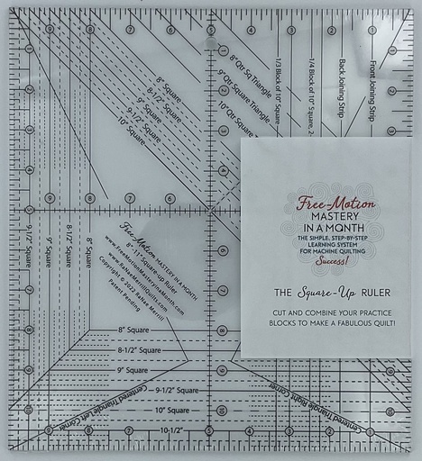 [FMM30 Ruler] Free-Motion Mastery Square-Up Ruler