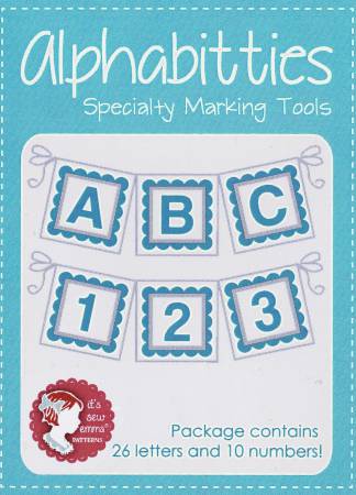 [ISE-707] Blue Alphabitties Specialty Marking Tools