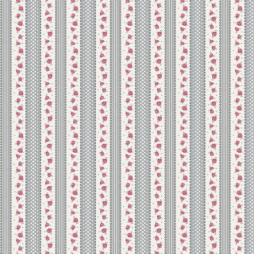 [Y4308-5 Light Gray] Audrey Rose Stripe Light Gray